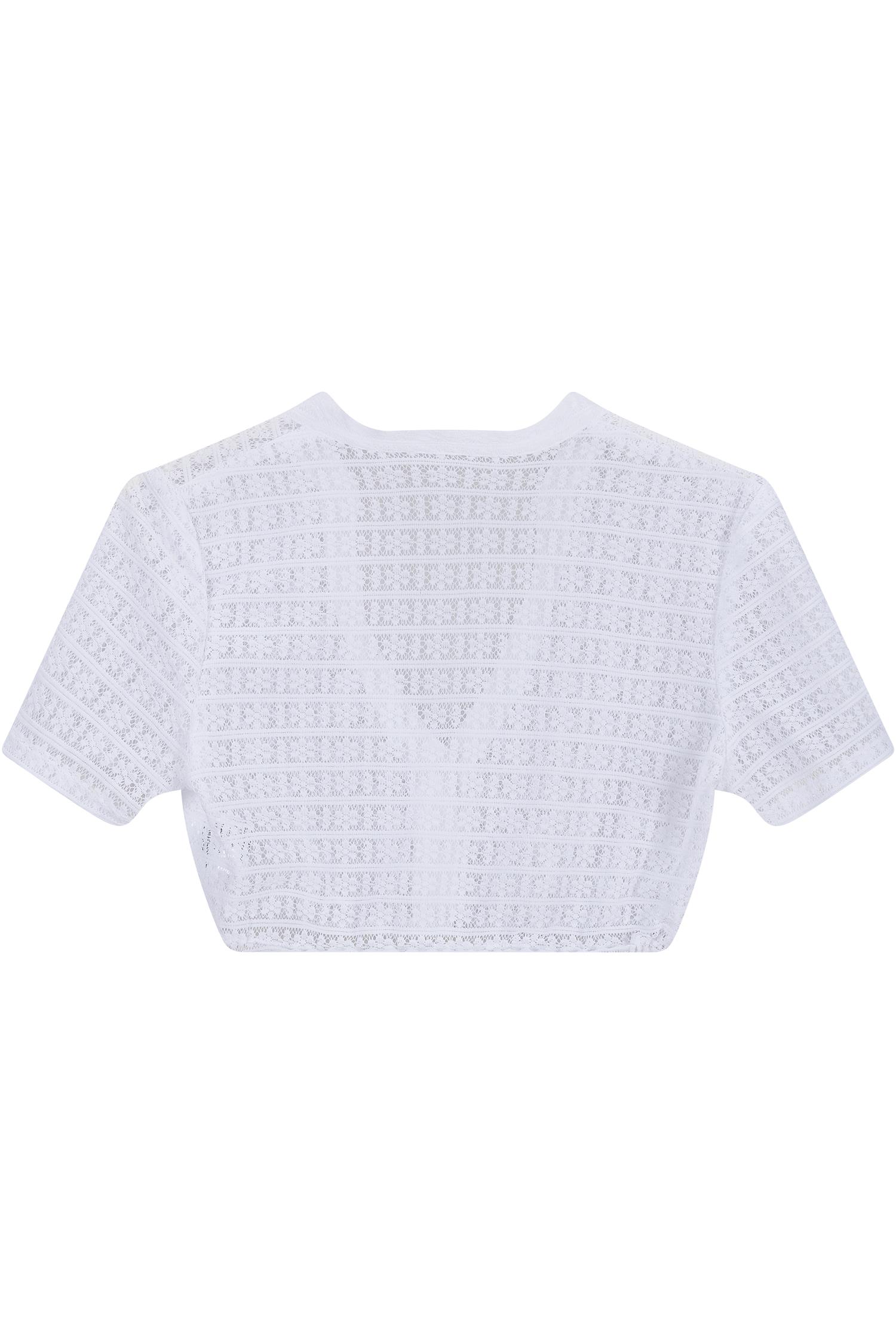 Dirndlbluse Feli von Waldorff in Weiß